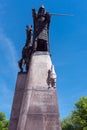 Statue of Duke Gediminas in Vilnius Royalty Free Stock Photo